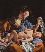 Orazio Gentileschi Madonna with Child by Orazio Gentileschi. oil on canvas